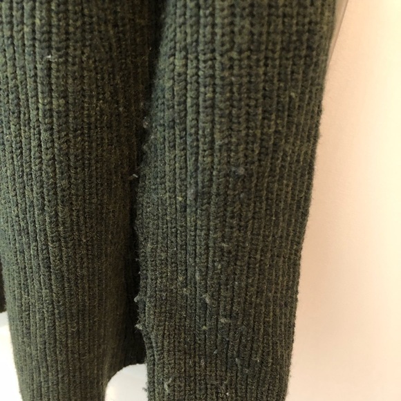 Grey By Jason Wu Forest Green Merino Wool trapeze Sweater Size S - Picture 15 of 16